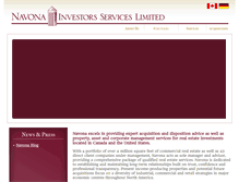 Tablet Screenshot of navona.ca
